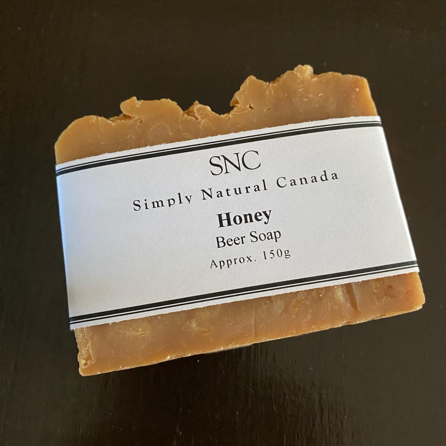 Simply Natural Canada handcrafted beer soap made by with local beer and honey