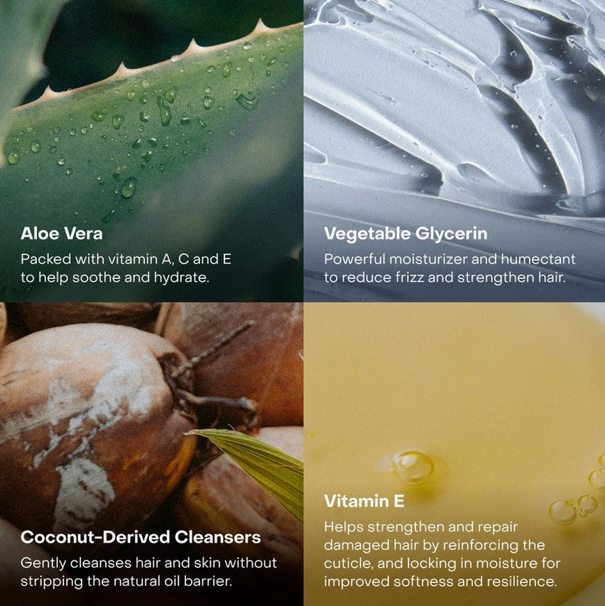 Everist Conditioner Key Ingredients – Aloe Vera, Vegetable Glycerin, Coconut-Derived Cleansers, Vitamin E for scalp and hair health