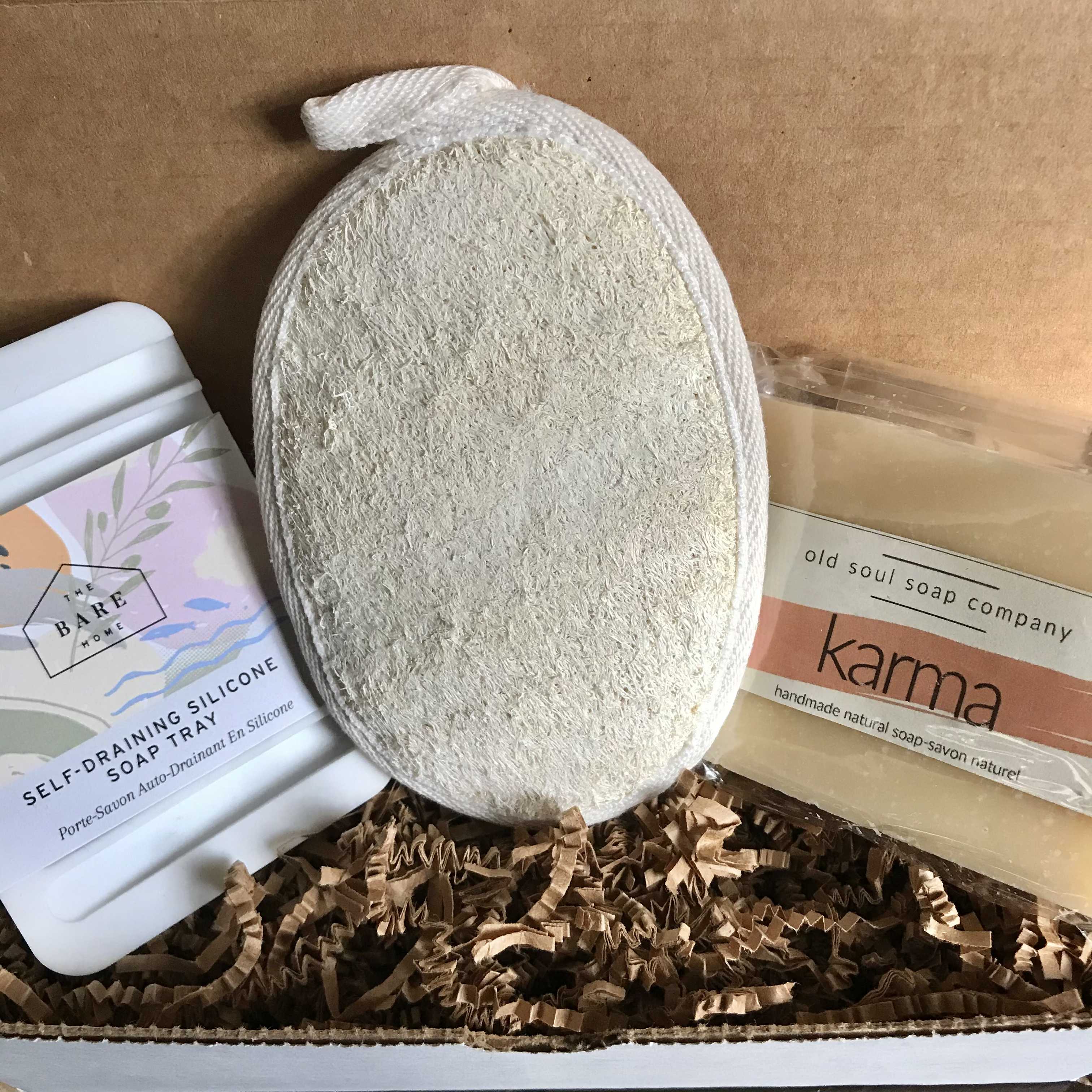 Love the idea giving a sustainable budget-friendly gift that both pampers and energizes the body? If so, this Karma Gift Set may be just the thing.  Everyone needs a little Karma in their life! This Canadian made vegan soap features a empowering blend of Lemongrass, Citrus, Patchouli, Pine and Lavender.