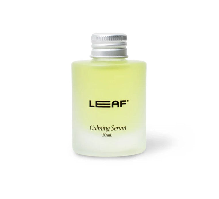 Leaf Shave Calming Serum 30ml bottle with aluminum cap option