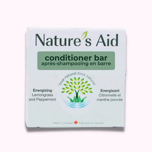 Nature's Aid Conditioner Bar - Energizing Lemongrass Peppermint