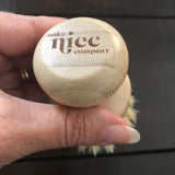 This small, powerful  100% biodegradable pot scrubber brush from the Make Nice Company is perfect for scrubbing dishes and soft enough to not scratch your favourite plate. 