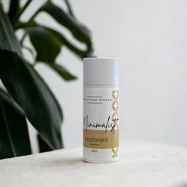 Introducing Minimalist Natural Deodorant made in Canada by The Old Soul Soap Company which is simple and naturally fragrance-free. It is ideal for sensitive skin.