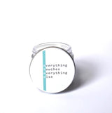 Refillable jar for your Canadian made moisturizer made by etee that comes packaged in a backyard compostable pod
