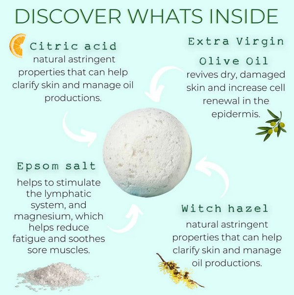 This handcrafted and biodegradable bath bomb is designed not only to help you unwind, but to nourish, soothe and hydrate your skin as well. All Nature's Aid bath bombs are vegan-friendly with no added dyes or artificial scents, for a truly natural experience.