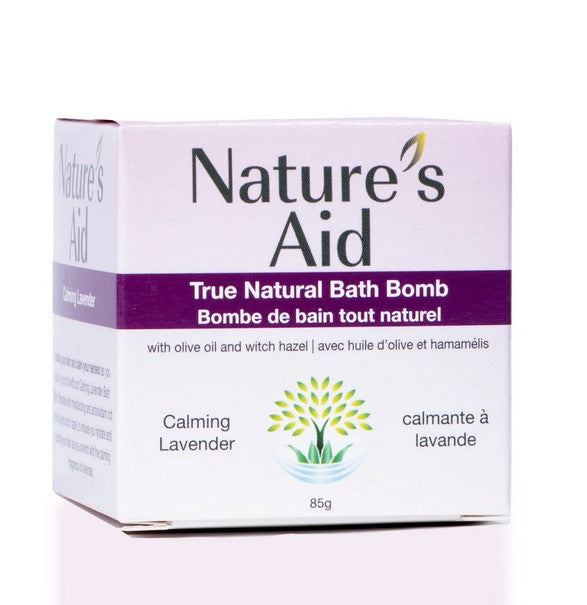 This Natural Bath Bomb from Nature's Aid is infused with lavender essential oil, renowned for its calming and therapeutic properties. Lavender has been used for centuries to promote relaxation and reduce anxiety, making it the perfect choice for a peaceful bath.