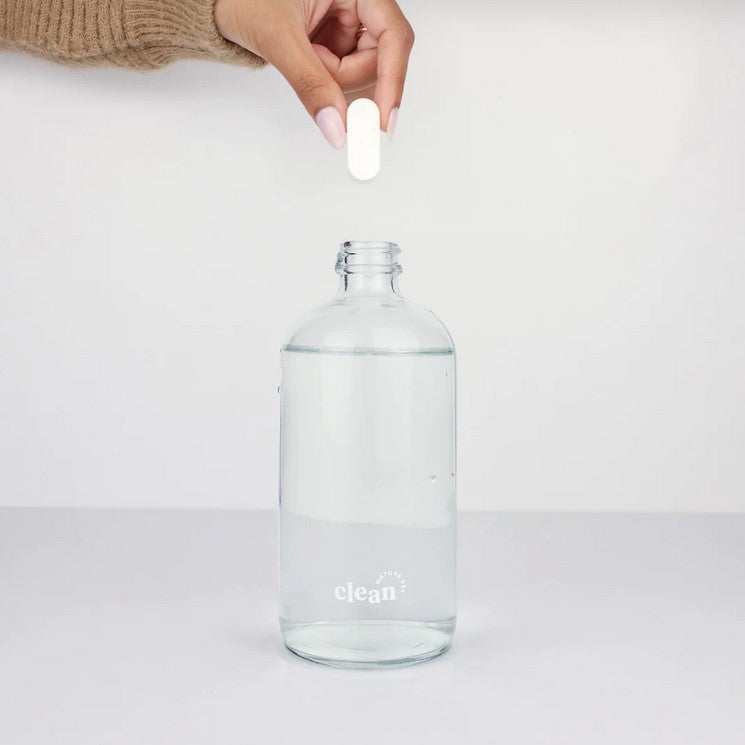 Just fill your Nature Bee Clean spray bottle with warm water, drop in your tablet, wait for the tablet to dissolve, then it is ready for use!