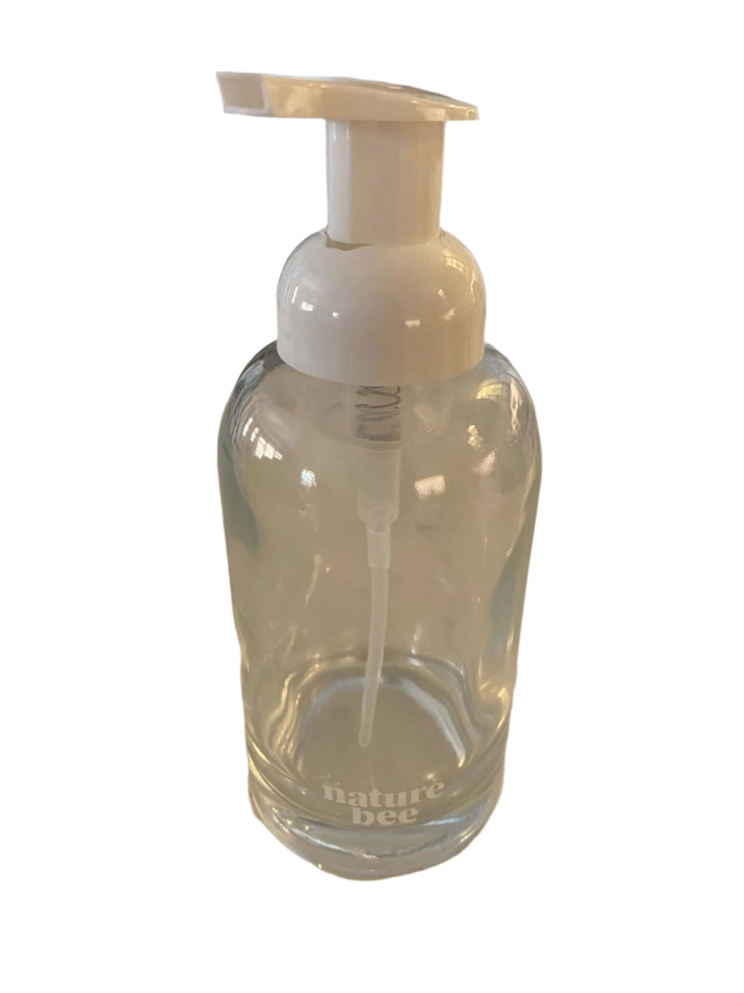 foaming hand soap bottle with nature bee written on the front for use with nature bee foaming hand soap tablets sold separately