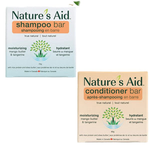 Nature's Aid Shampoo and Conditioner Bar Set - Moisturizing