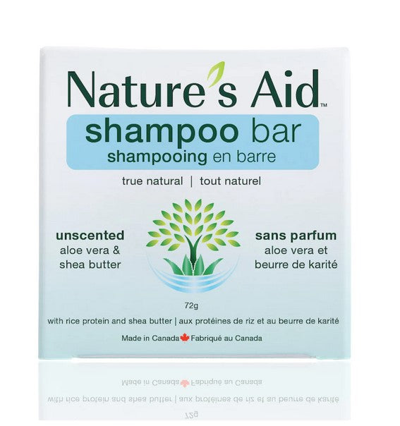 This Aloe Vera and Shea Butter Shampoo Bar from Nature’s Aid is naturally fragrance-free. Aloe is an ideal ingredient for hair and scalp! Aloe cleanses hair follicles, removing residues and unwanted oil buildup.