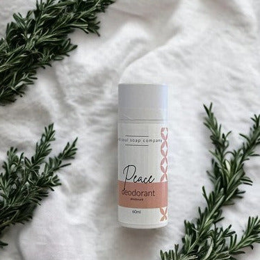 Introducing Peace Natural Deodorant made in Canada by The Old Soul Soap Company is scented with lavender, rosemary and peppermint essential oils.
