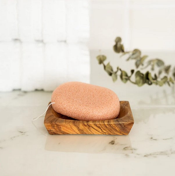 pink konjac sponge available in canada by myni