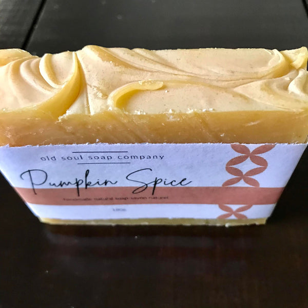 canadian made pumpkin spice old soul soap company vegan soap