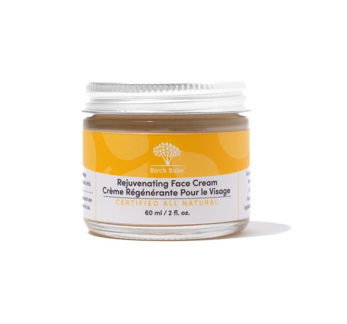 canadian made rich and creamy face cream made by birch babe can be used in the morning under makeup, at night before bed, or to repair dry skin in the colder months