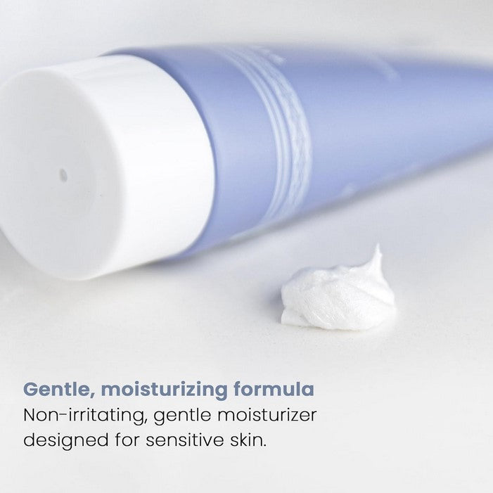 Gentle moisturizing formula of Henson Shave Cream shown with product texture