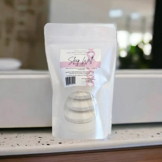Pack of 5 Canadian made shower steamers from the Old Soul Soap Company. Place a shower steamer puck in the corner or bottom of your tub or shower, small amounts of water will activate the aromatherapy. Approximately 2-3 uses per puck.