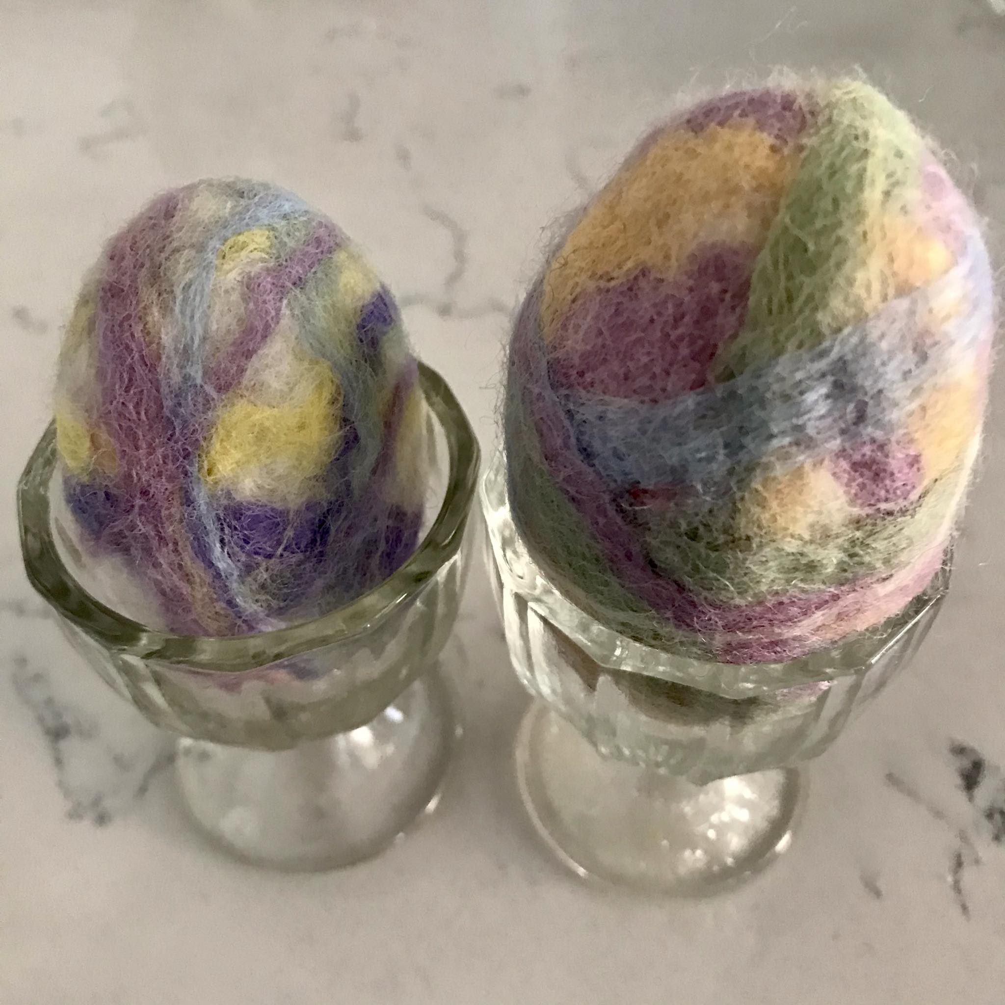 Easter Egg Felted Soap
