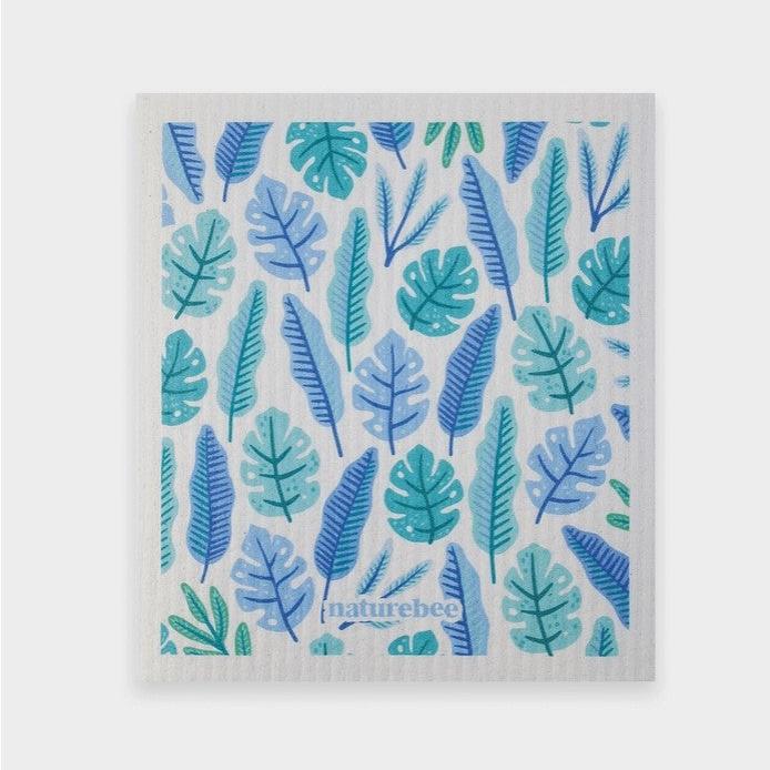 Blue Nature Bee Sponge Cloth Set