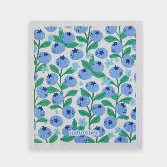 Blue Nature Bee Sponge Cloth Set