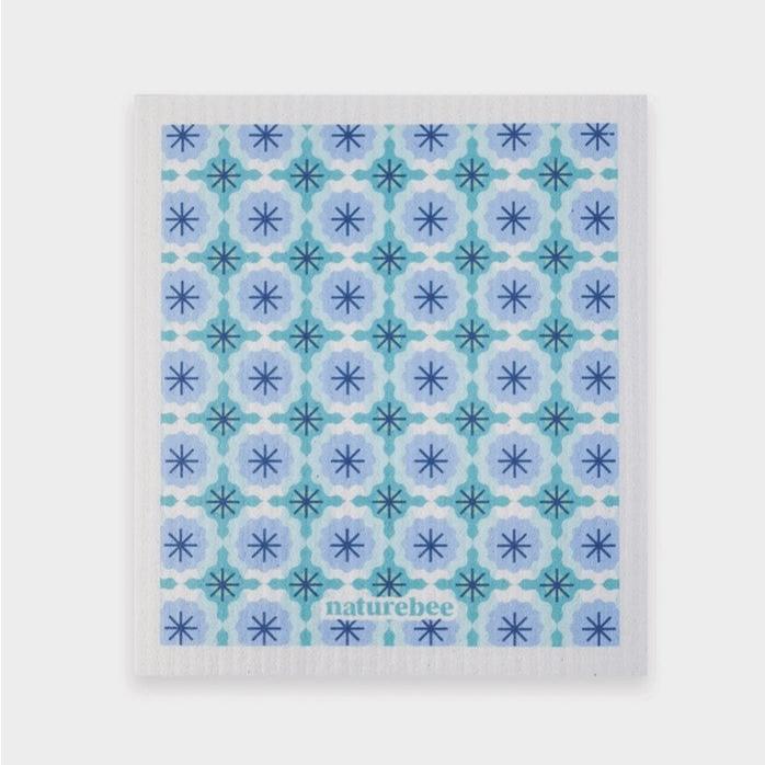 Blue Nature Bee Sponge Cloth Set