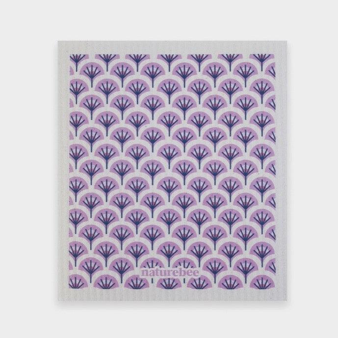 Purple Nature Bee Sponge Cloth Set