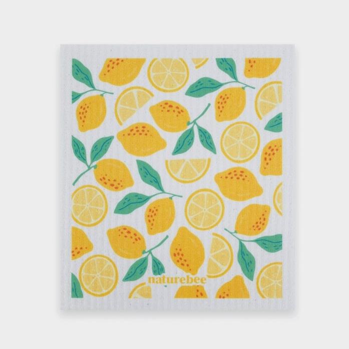 Yellow Swedish Sponge Cloth Set