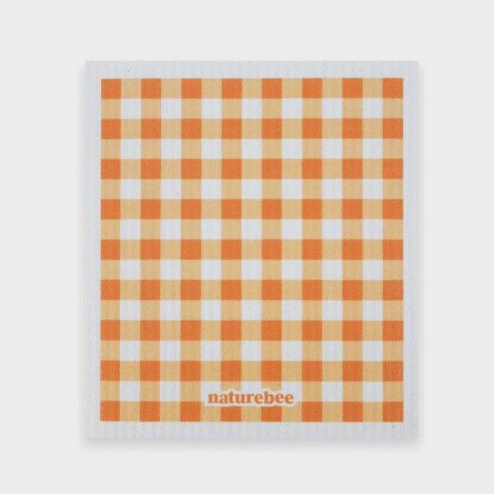 Orange Nature Bee Sponge Cloth Set