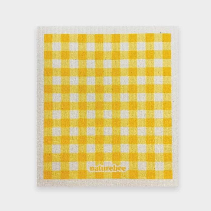 Yellow Swedish Sponge Cloth Set