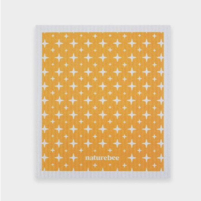 Orange Nature Bee Sponge Cloth Set