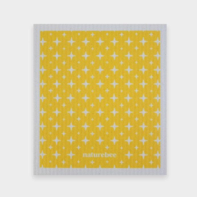 Yellow Swedish Sponge Cloth Set