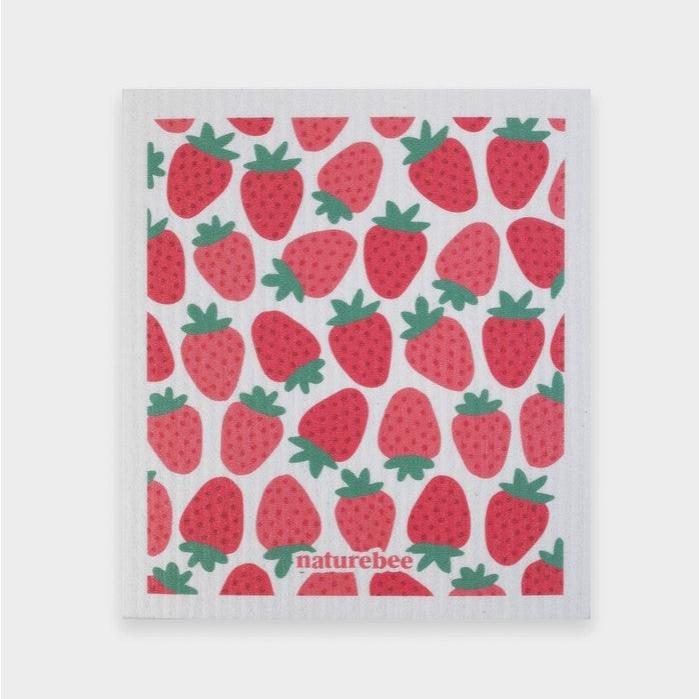 Pink Nature Bee Sponge Cloth Set