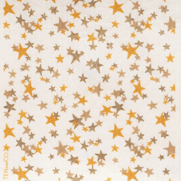 This Starry Night Ten and Co Sponge Cloth may be of interest. It is entirely compostable and is the perfect alternative to traditional dishcloths and paper towels.