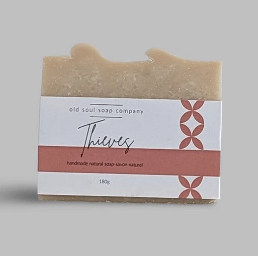 Crafted by the Old Soul Soap Company this Canadian made vegan soap bar 180 g is warm and spicy and invigorates as it cleanses. 