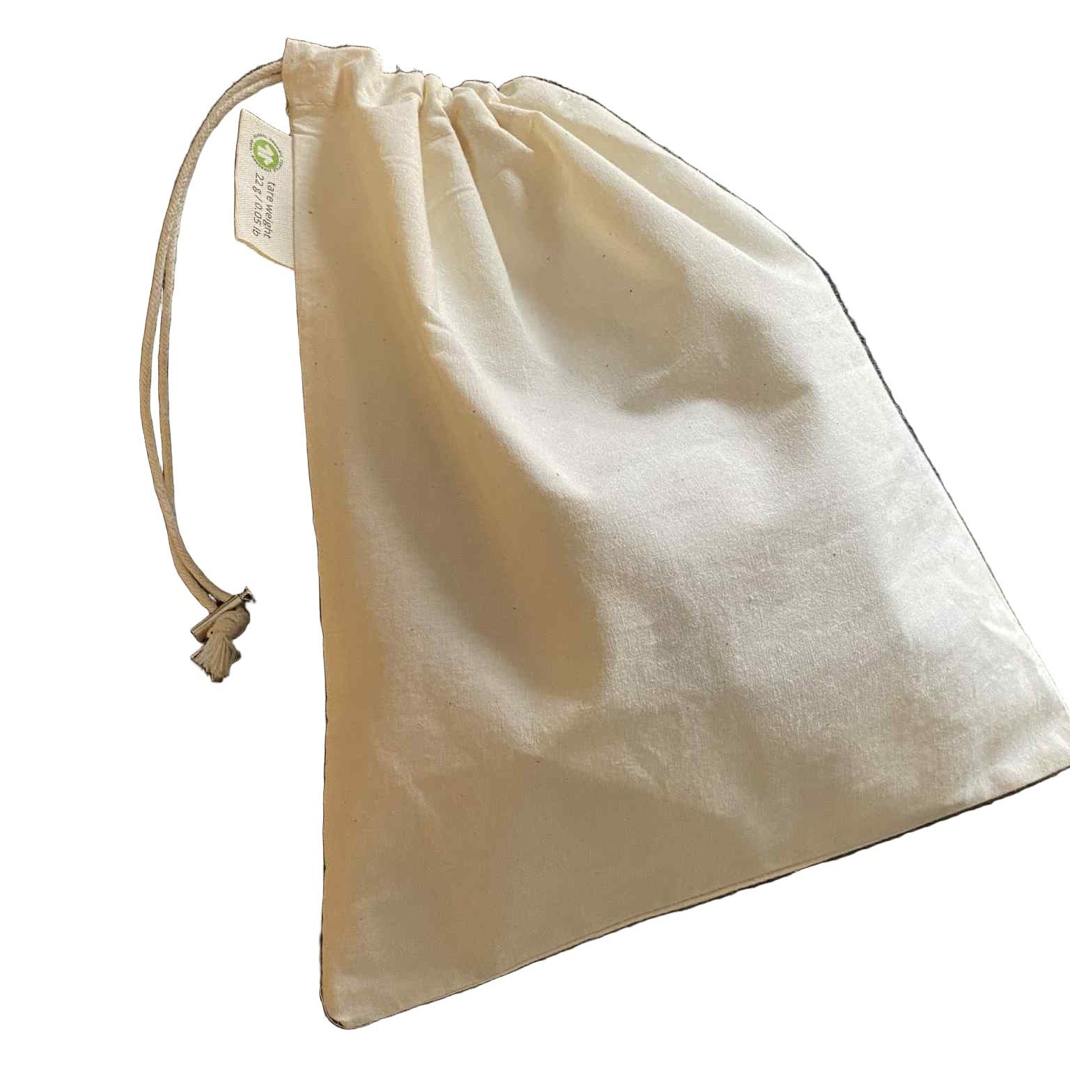 Eco-friendly mystery cleaning concentrate set in a reusable cotton drawstring bag — Simply Natural Canada’s unscented, plastic-free bundle featuring  cleaning tablets and powder to gel products from Canadian brands