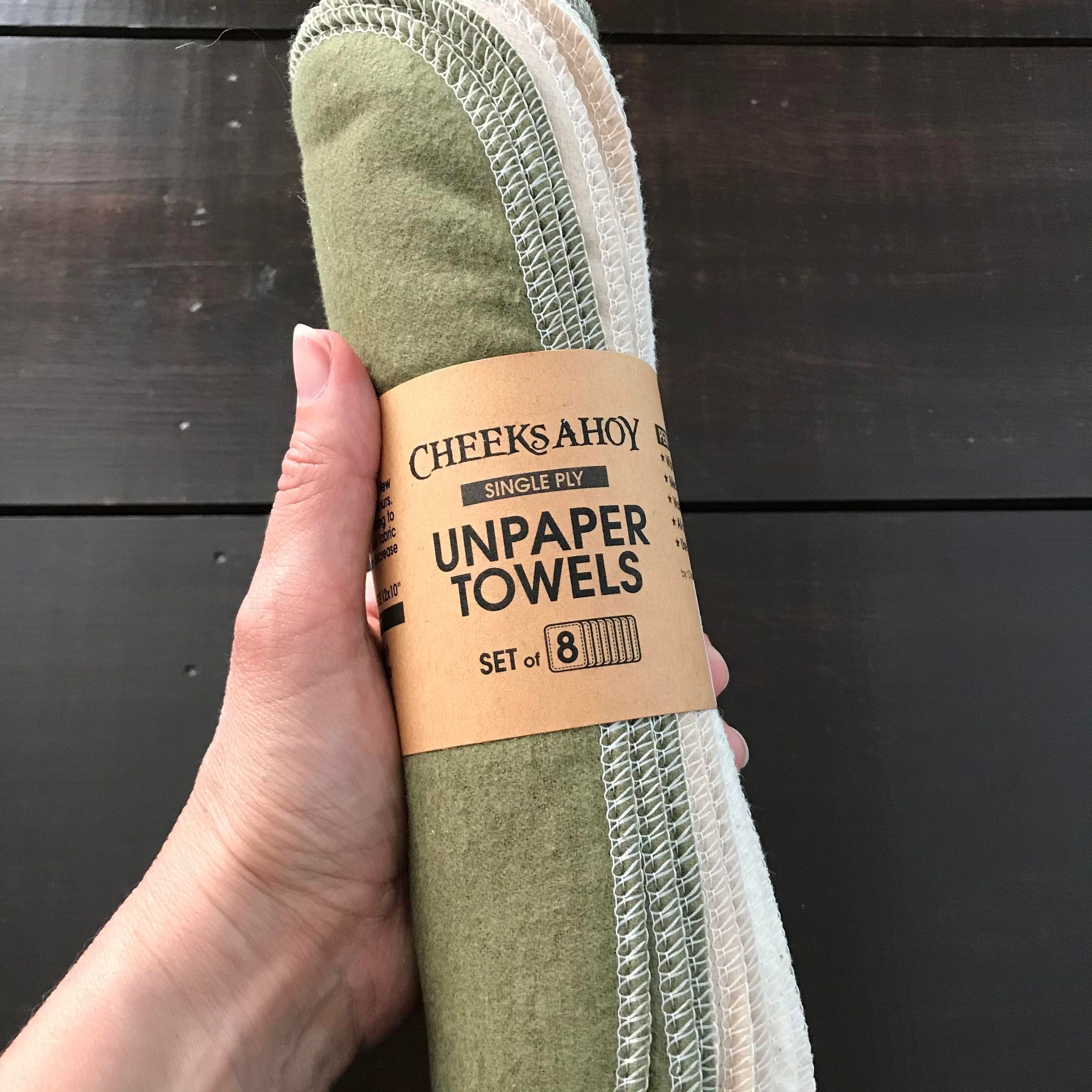 Pre-Rolled Unpaper Towels