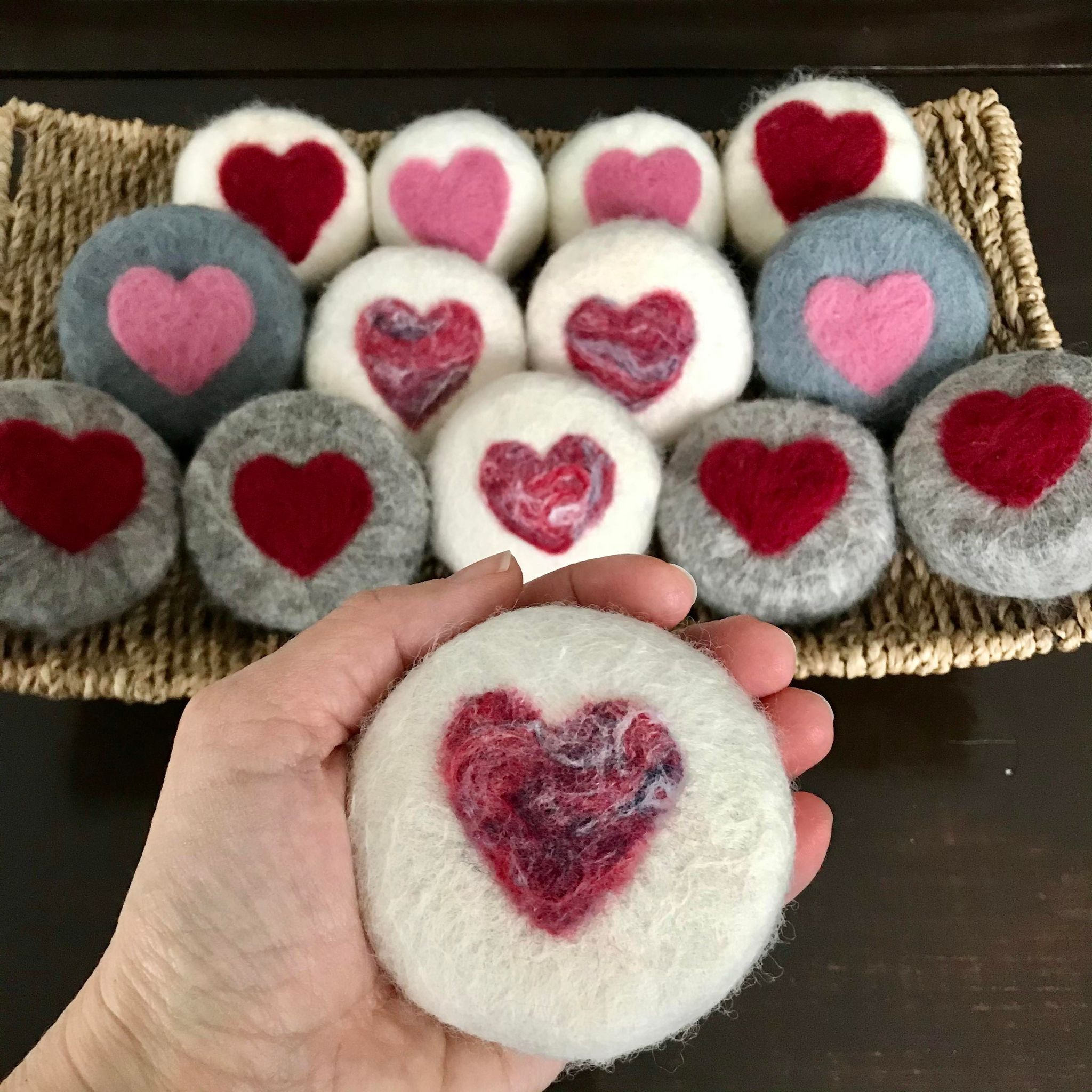 artisan heart soap hand felted in canada by simply natural canada