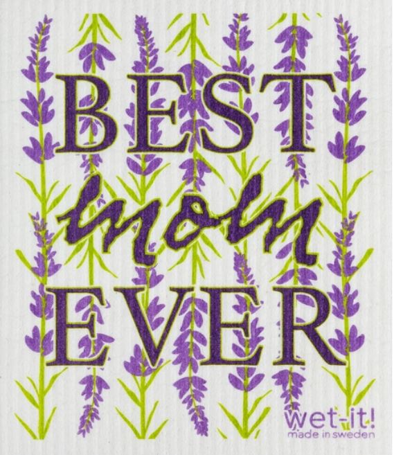 best mom ever lavender wet it cloth made in sweden