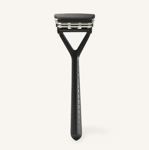 This Black Leaf Razor Leaf Shave offers a pivoting head and a close shave