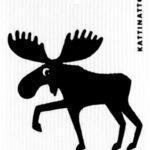  black moose kattinatt swedish dishcloth