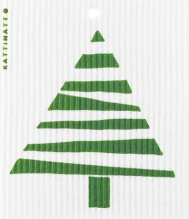 kattinatt pine tree swedish dishcloth
