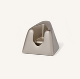 Matching metal stand for a silver Leaf Razor