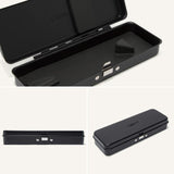 Protect your Leaf Razor when traveling with this custom hard-case like this one in a black finish