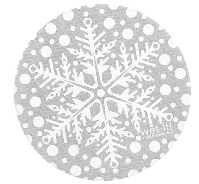 grey snowflake round wet it swedish dishcloth in canada