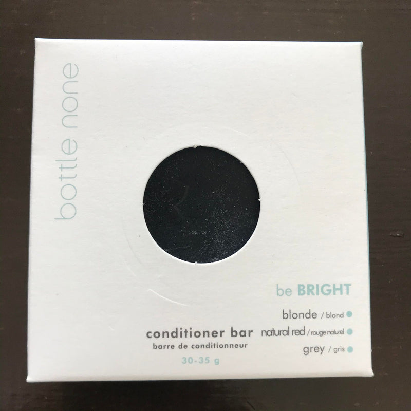 be BRIGHT Blonde, Red or Grey Hair Shampoo and Conditioner Bars