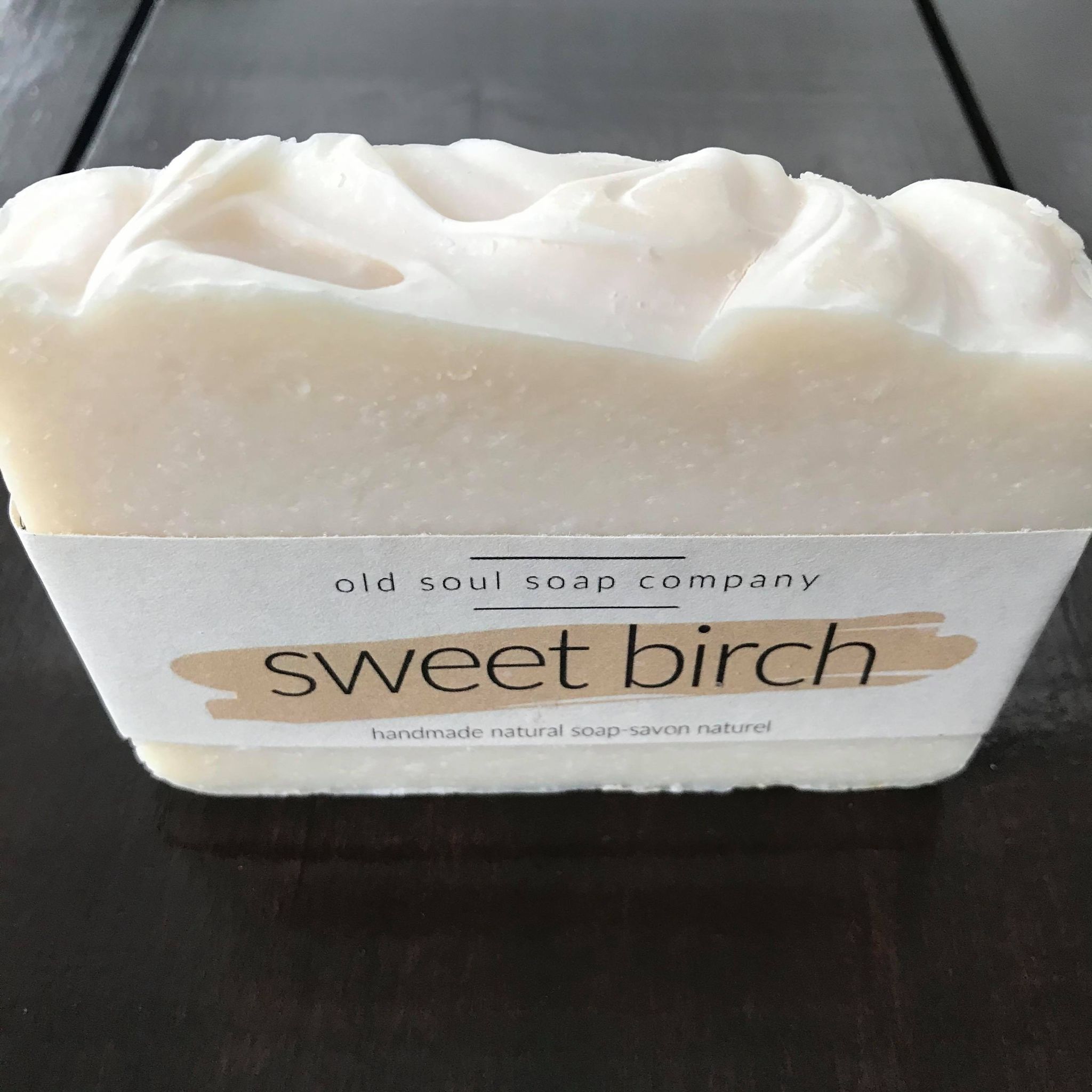 old soul soap company sweet birch handmade natural 100 g soap bar