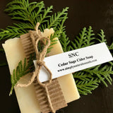 Ivory cedar sage essential oil soap made in Canada by Simply Natural Canada with local craft cider