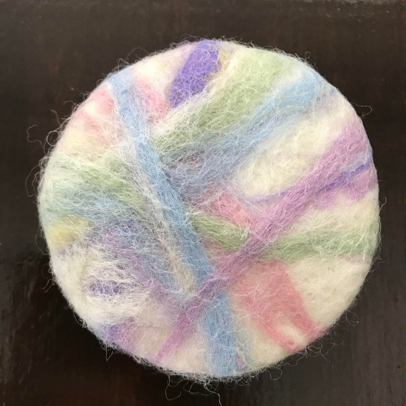 canadian made cedar sage essential oil simply natural canada soap hand felted in spring colours using 100 per cent wool 