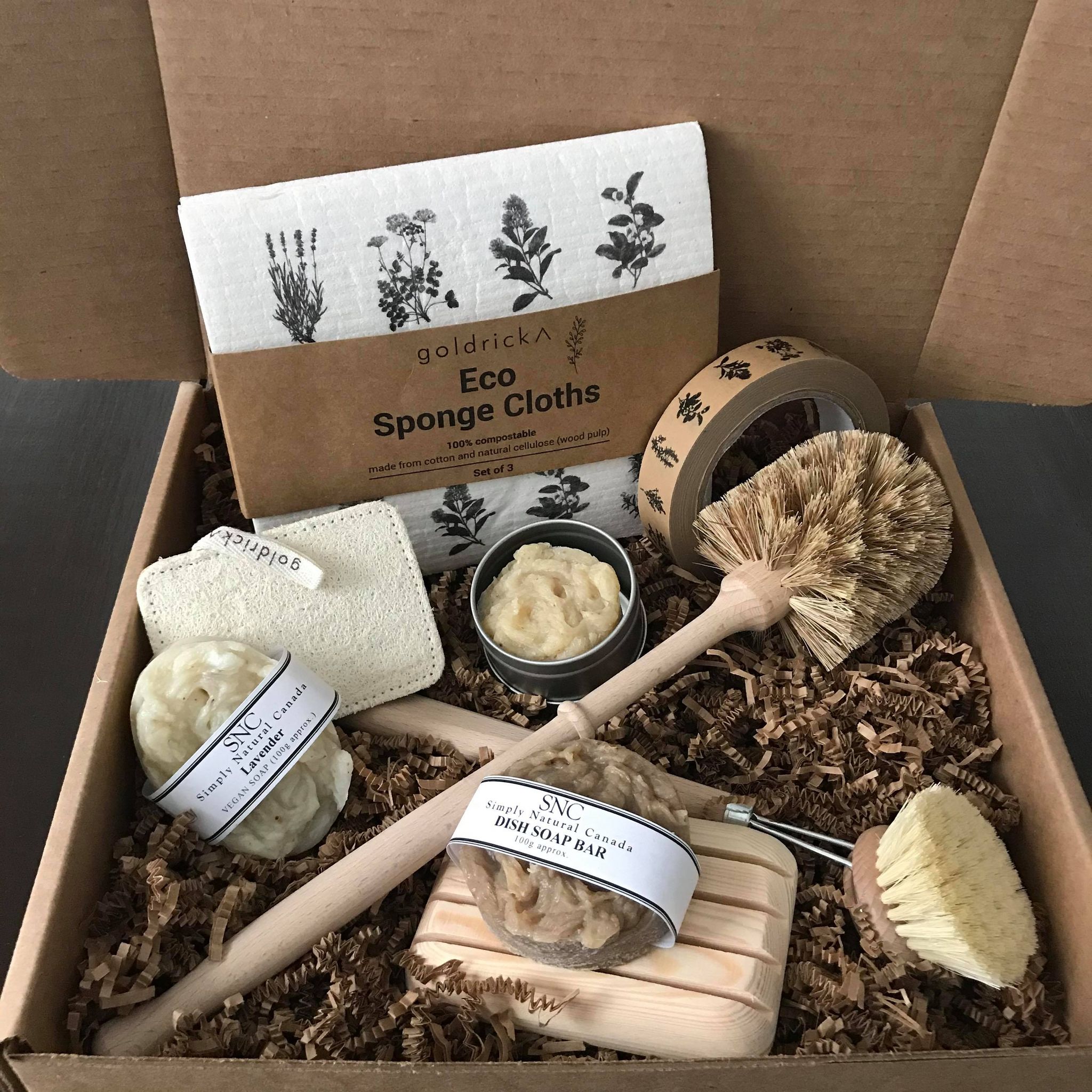 household eco sustainable natural handcrafted gift box made in canada