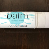 canadian made peppermint lip balm in compostable tube