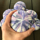 round felted natural lavender vegan made in canada
